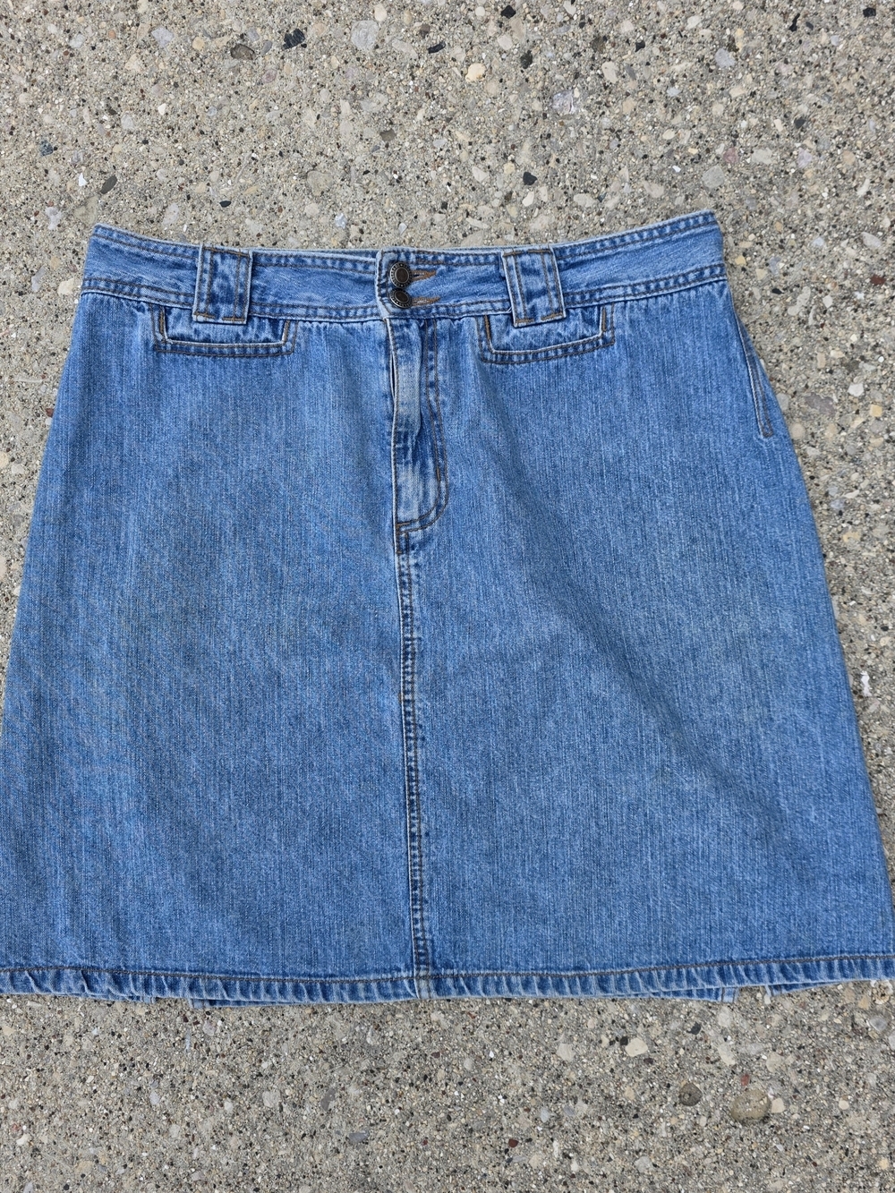 Y2K Crossroads Made In USA Denim Mini Skirt Size 16